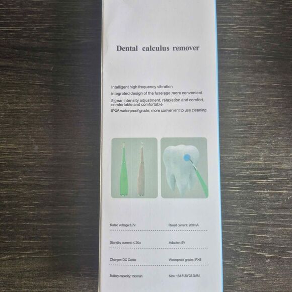 Ultrasonic Tooth Cleaner - Calculus & Plaque Remover w/ Charger - New in box - Picture 4 of 6